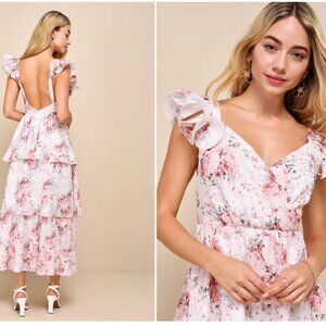Lulu's Floral Dress NWT